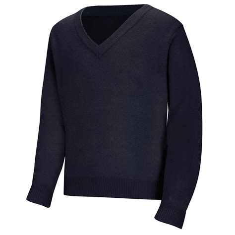 Mcguire Gear Mens Acrylic V Neck Uniform Sweater Navy Blue Mcguire