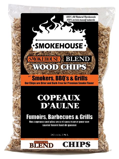 Copeaux De Bois Mélange Smokehouse Pour Fumoirs Barbecue Grills 3 96L