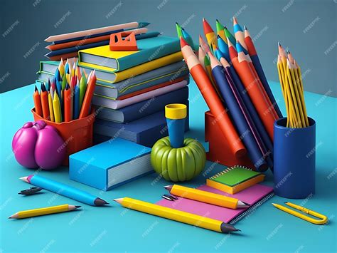 Premium Ai Image Back To School Education Background Concept With