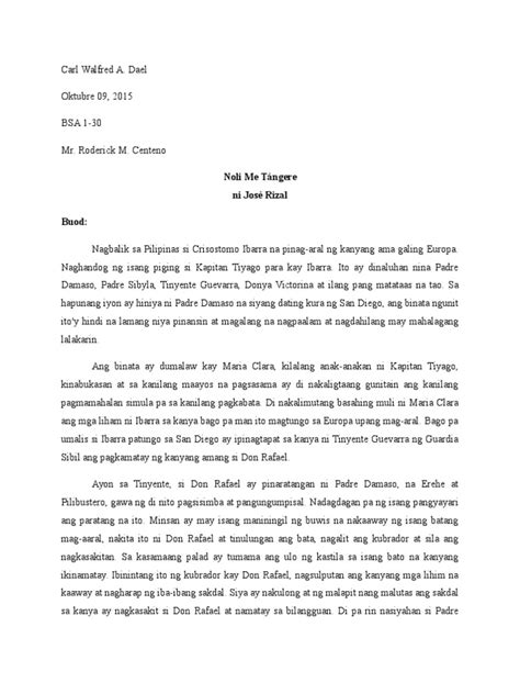 Tinyente Guevarra Noli Me Tangere Philippin News Collections