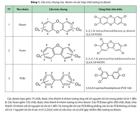 TỔNG QUAN VỀ CÁC HỢP CHẤT DIOXIN