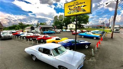 Antique Classic Muscle Car Lot Inventory Update Maple Motors