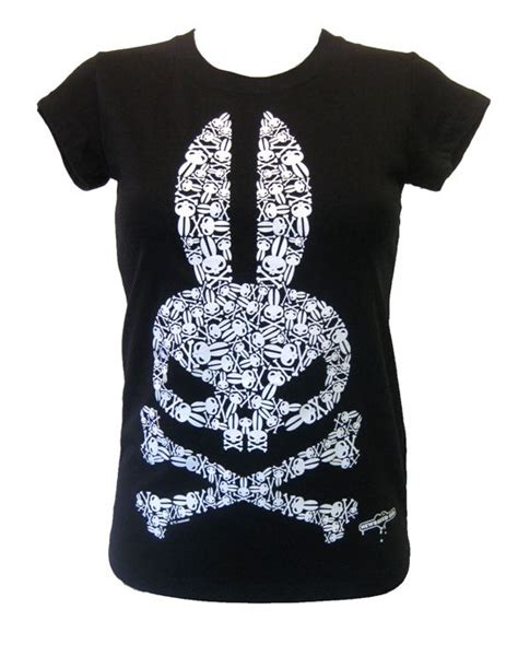 Bunny Skull T Shirt Skull Tshirt Fashion Girls Tshirts