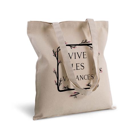 Tote Bag Deluxe Personnalis Cadre Fleur Sacs Personnalis S