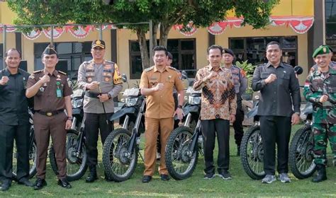 Apel Gelar Pasukan Ops Mantap Brata Kapolres Pasukan Pengaman Pemilu