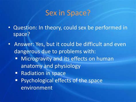 Ppt Sex In Space H G Stratmann Powerpoint Presentation Free Download Id 1039889