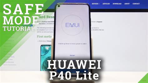 How To Enable Safe Mode In Huawei P40 Lite Disable Third Party Apps