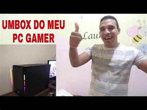 UMBOXING DO MEU NOVO PC GAMER DA SHOPINFO INCRÍVEL YouTube