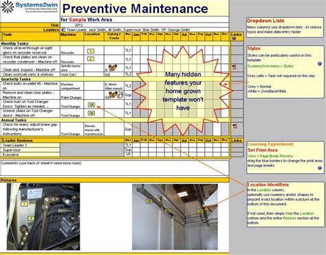 Free Tpm Excel Template - Printable Templates