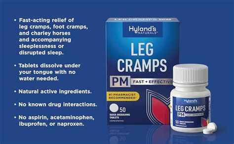 Hylands Leg Cramps Pm Tablets Nighttime Formula Natural Relief Of Calf Foot And