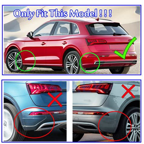 Genuine New Set Molded Splash Guards Mud Flaps For 2018 2020 Audi Q5 S Line Sq5 Ebay