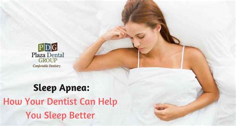 Sleep Apnea How Your Dentist Can Help You Sleep Better