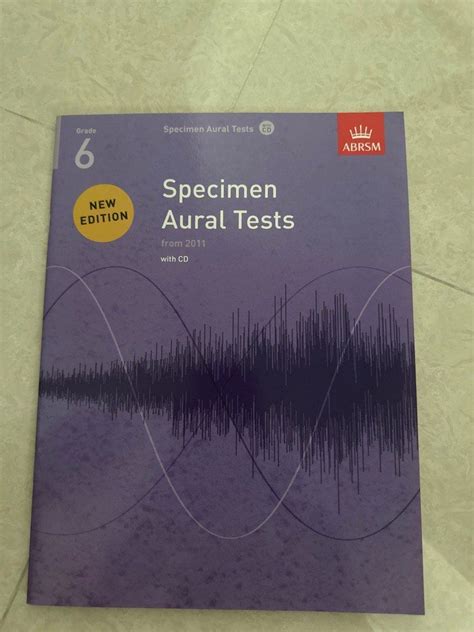 Abrsm Piano Specimen Aural Tests Grade With Cd Hobbies Toys Music