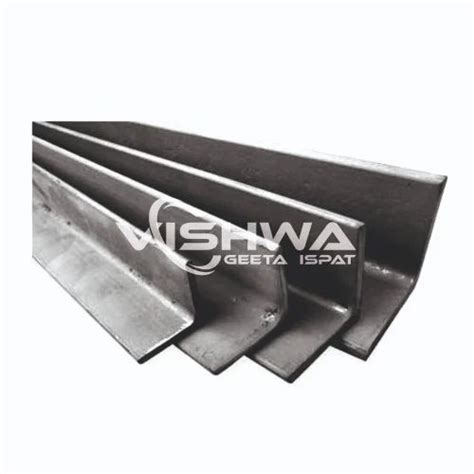 L Shaped Mild Steel Angle For Industrial Length Meter At Rs