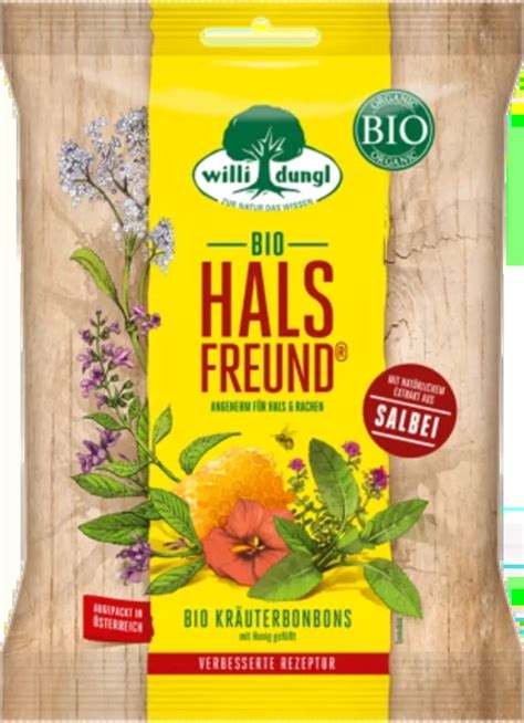 Willi Dungl Bio Bonbons Halsfreund G Piccantino Onlineshop Sterreich