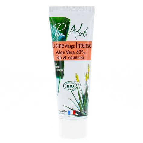 Pur Aloe Cr Me Visage Intense Aloe Vera Bio Tube Ml Pur Alo