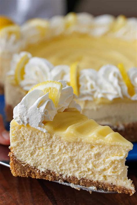 Lemon Cheesecake Recipe (VIDEO) - NatashasKitchen.com