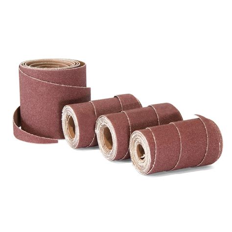 Wen 80 Grit 10 In Drum Sander Sanding Strips Aluminum Oxide Roll Set