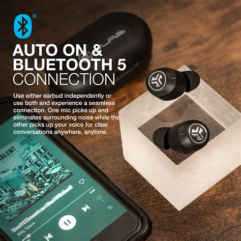 Jlab Jbuds Air Anc True Wireless Bluetooth Earbuds Black Active