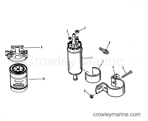 Fuel Pump Race Outboard Os Cl Efi Lh Crowley Marine