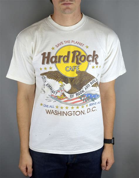 Hard Rock Cafe American Bald Eagle 90s T Shirt Lazada Ph