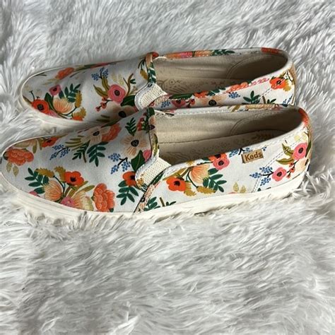 Keds Rifle Paper Co Double Decker Lively Meadow Flora Gem