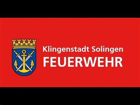 75 Jahre Berufsfeuerwehr Solingen YouTube