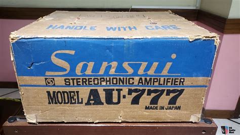 Sansui Au 777 Solid State Amplifier Never Used In Original Box Photo