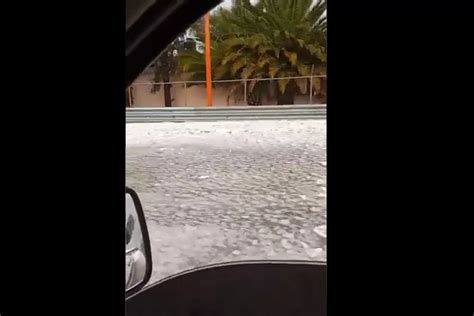 Fuertes Lluvias Inundan La Autopista México Pachuca A La Altura De