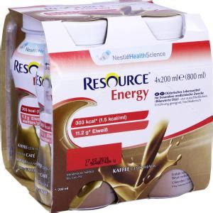 Resource Energy Coffee X Ml Preisvergleich Pzn Medipreis De