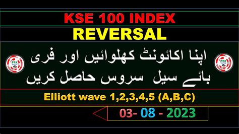 KSE 100 INDEX Technical Analysis Psx Today YouTube