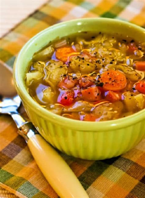 Slow Cooker Cabbage Soup With Ham Kalyn S Kitchen