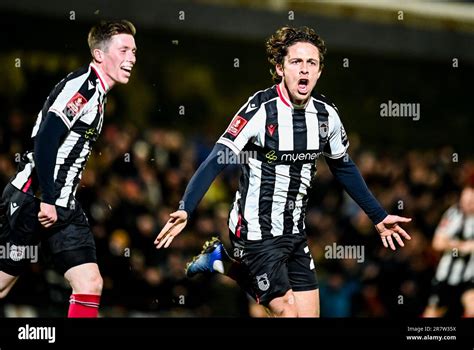 Danilo Orsi Scores During The Fa Cup Fourth Round Replay Football Match