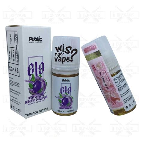 Jual Elo Ice Blast Minty Purple Ml Tobacco Salt Liquid Vape