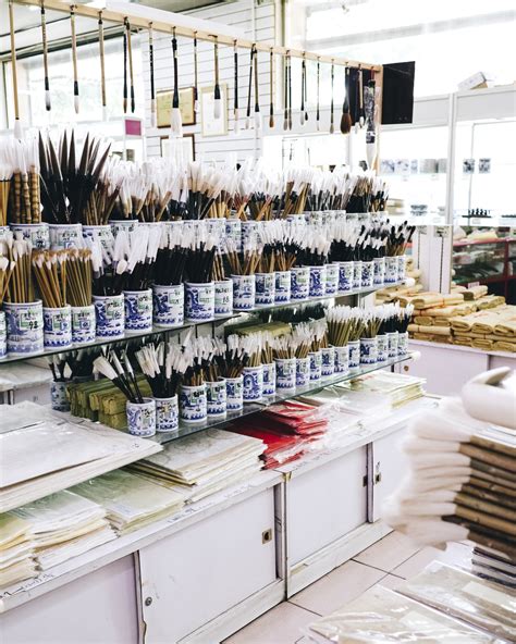 Art Supply Shopping In Beijing China — Anna Farba Illustration