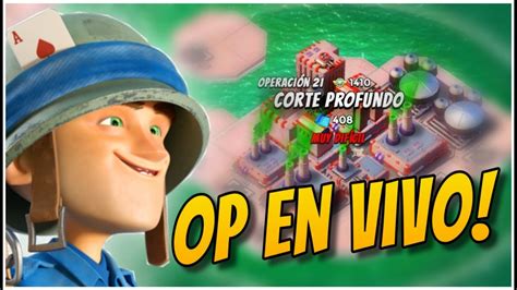 Operacion En Vivo Boom Beach Youtube