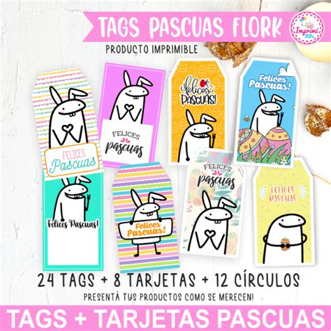 Tags Flork Pascuas Tarjetas Para Imprimir Stickers 2 IMPRIMIKITS