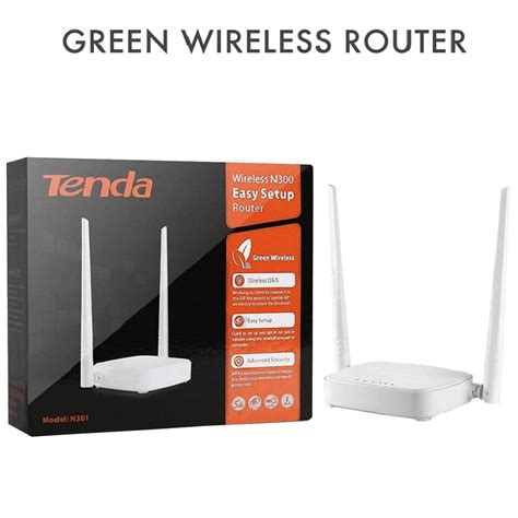 Buy Tenda N301 Dual Band 300 Mbps WiFi Router 2 Antennas 3 LAN Ports