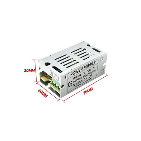 Fuente De Energia Conmutada 5V 2A 5A 10W 25W Metalica Cuadrada Valor