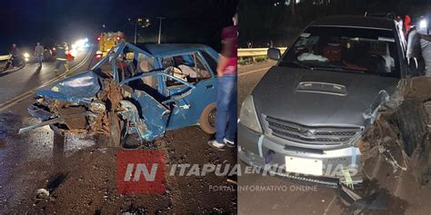 AUTOMOVILISTA FALLECIÓ TRAS GRAVE ACCIDENTE EN NATALIO Itapúa Noticias