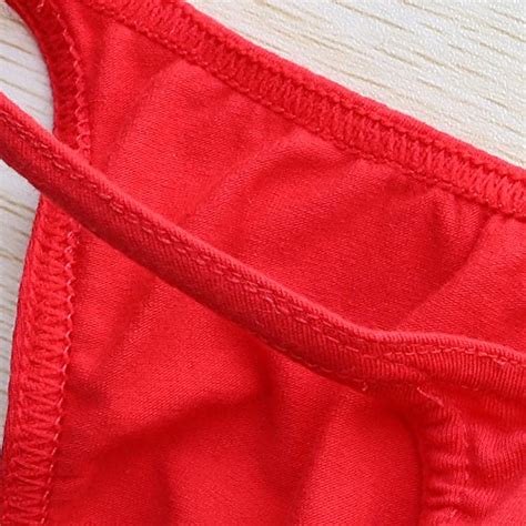 Men S Briefs Or Pack Soft Bulge Bikini Sexy Thong Underwear Black