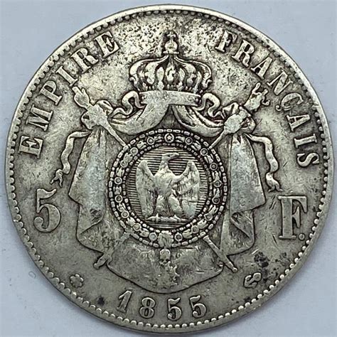 France Napoléon III 1852 1870 5 Francs 1855 BB Catawiki