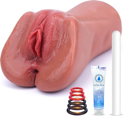 742G 2 EN 1 Masturbeuse Homme Masturbateur Réaliste Poche Chatte