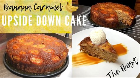 Moist Banana Caramel Upside Down Cake The Best Youtube