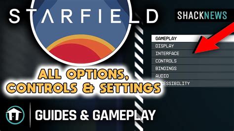 Starfield All Options Controls And Settings Youtube