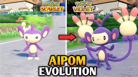 How To Evolve Aipom Into Ambipom In Pokemon Scarlet Violet The Teal