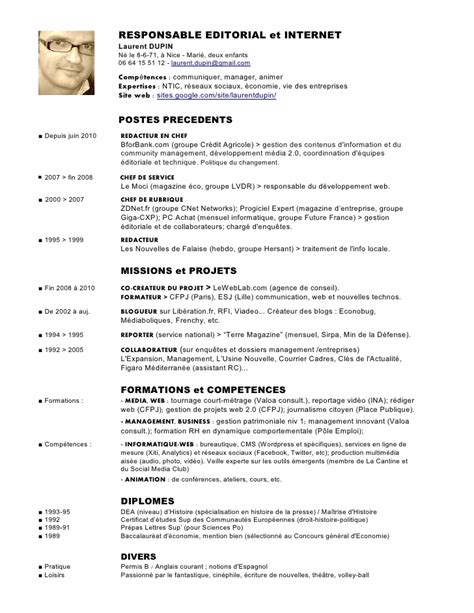 Exemple De Cv Directeur De Site Laboite Cv Fr