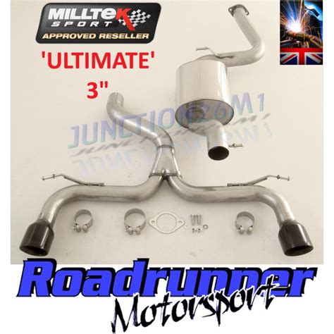 Milltek Exhaust Ford Focus Mk St Cat Back Exhaust Race System