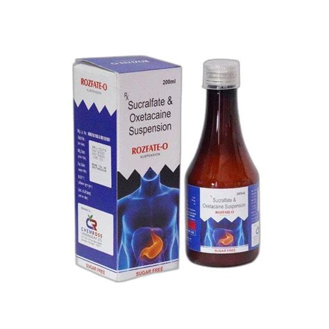 Rozfate O Sucralfate Oxetacaine Suspension Ml At Rs Bottle In