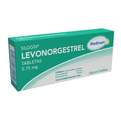 Levonorgestrel Medimart Silogin 075 Mg 2 Tabletas Walmart